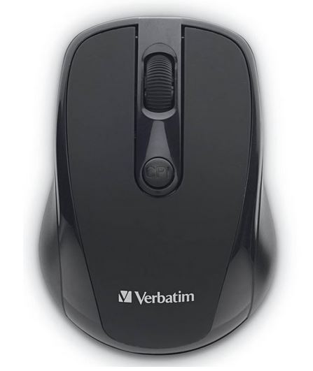 Mouse Verbatim óptico inalámbrico USB ne Mini mouse óptico inalámbrico color negro. Contiene micro receptor USB, con resolución hasta de 1,000 DPI. Compatible con Windows 10 / 8.1 / 7 / vista. Dimensiones de 9 x 5 x 9 cm. peso 200 g                                                                 gro                                      - VERBATIM