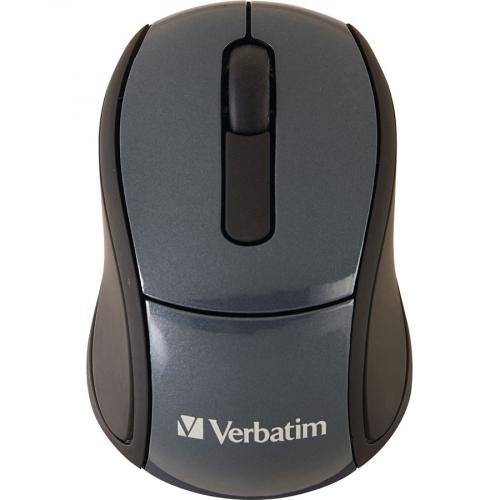LM-Mouse Verbatim óptico mini inalámbric Mouse óptico wireless mini-travel inalámbrico. Conexión USB. color gris. Funciona con 1 batería AAA - 023942974703