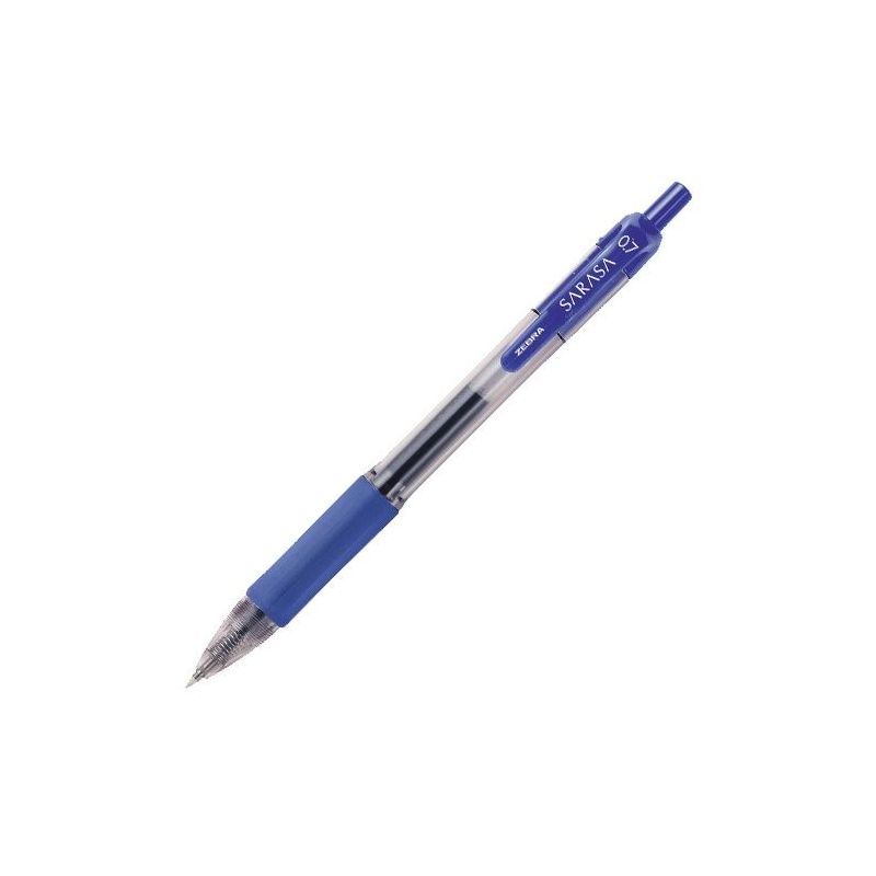 Bolígrafo retráctil Zebra, punto mediano Bolígrafo retráctil punto mediano 0.7mm gel, utiliza repuesto jf bolígrafo retráctil punta mediano 0.7 mm, color azul, 1 pieza                                                                                                                                  color azul, 1 pieza                      - ZEBRA