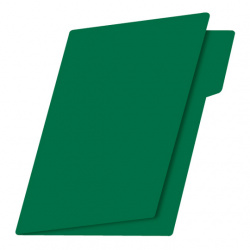 Folder intenso Fortec carta color verde  Folder tradicional con 1/2 ceja, cartulina bristol de 165 gr, color intenso, suaje para broche de 8 cm, guías para mayor capacidad, medida: 23.8 x 29.5 cm.                                                                                                     ceja 1/2 caja con 25 pzas                - FF-0465