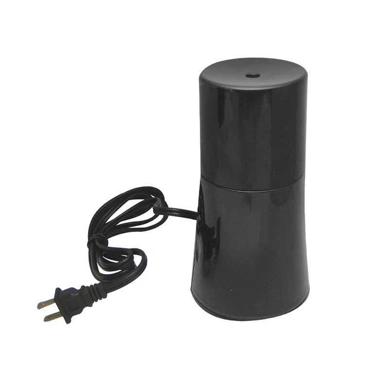 Sacapuntas eléctrico vertical Pegaso 193 Fabricado con acero y plástico, depósito removible para desechos, patas de goma antiderrapante.                                                                                                                                                                 0 color negro                            - PEGASO