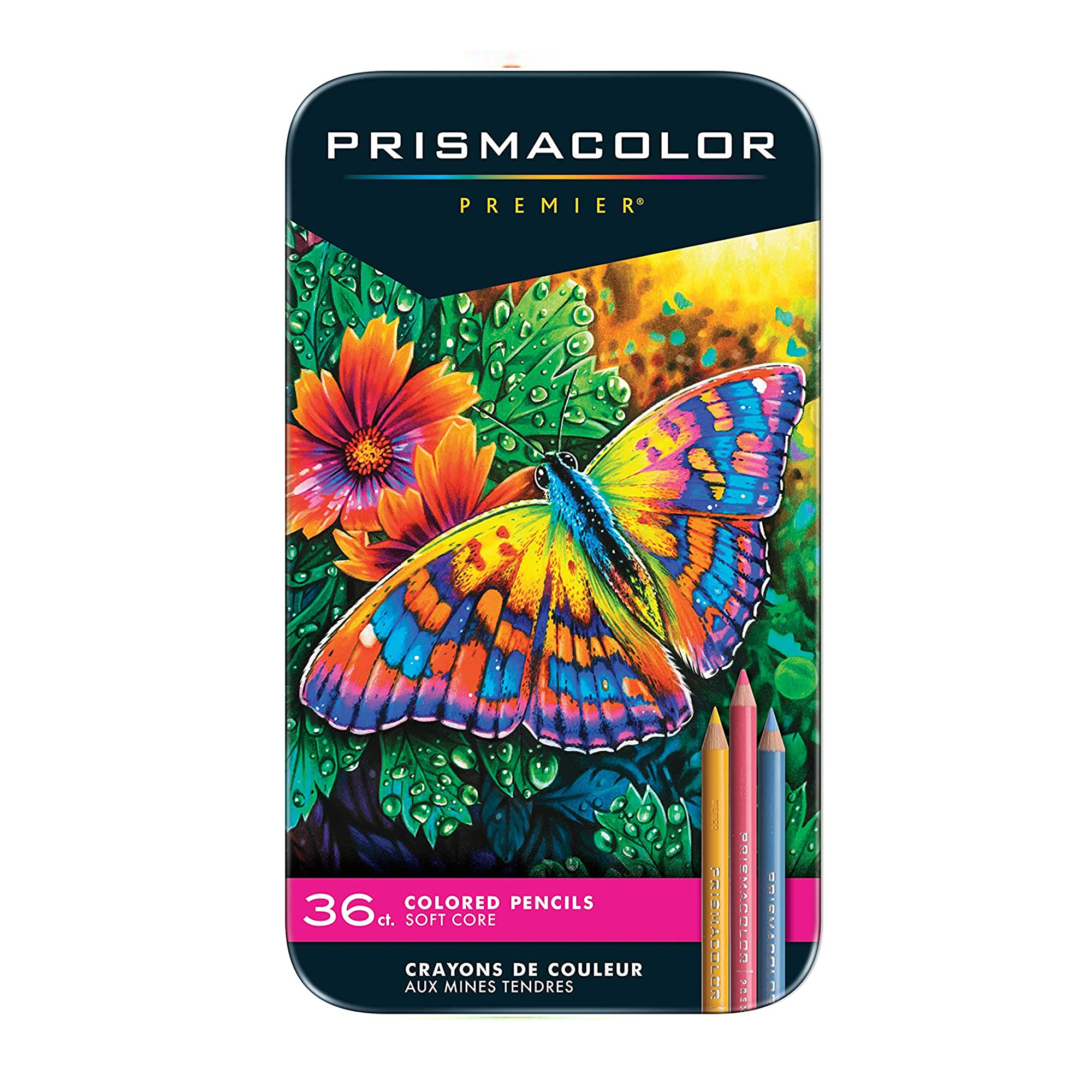 Colores Prismacolor premier con 36 pieza Lápiz de  color prismacolor profesional (premier) estuche c/36 colores diferentes, máxima suavidad al escribir, la cera que contiene el producto lo hace sumamente suave, ideal para los dibujantes, artistas, diseñadores, etc                                 s                                        - PRISMACOLOR
