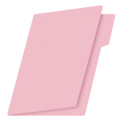 Folder tradicional Fortec carta color ro Folder tradicional con 1/2 ceja, cartulina bristol de 165 gr, color pastel, suaje para broche de 8 cm, guías para mayor capacidad, medida: 23.8 x 29.5 cm.                                                                                                      sa ceja 1/2 caja con 100 pzas            - FCR-04