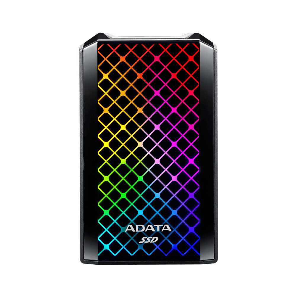 ESTADO SOLIDO EXTERNO ADATA ASE900G-1TU32G2-CBK 1TB RGB USB 3.2 - ASE900G-1TU32G2-CBK