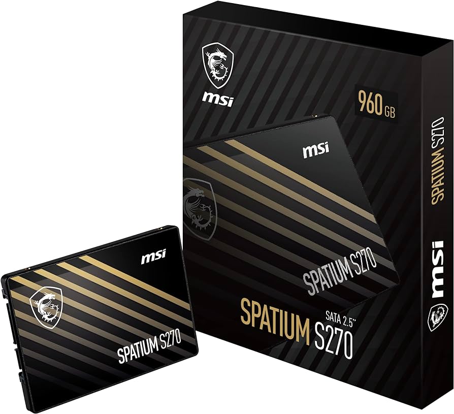 SSD MSI SPATIUM S270 120GB SATA III 2.5" - SPATIUM S270 SATA 2.5” 120GB