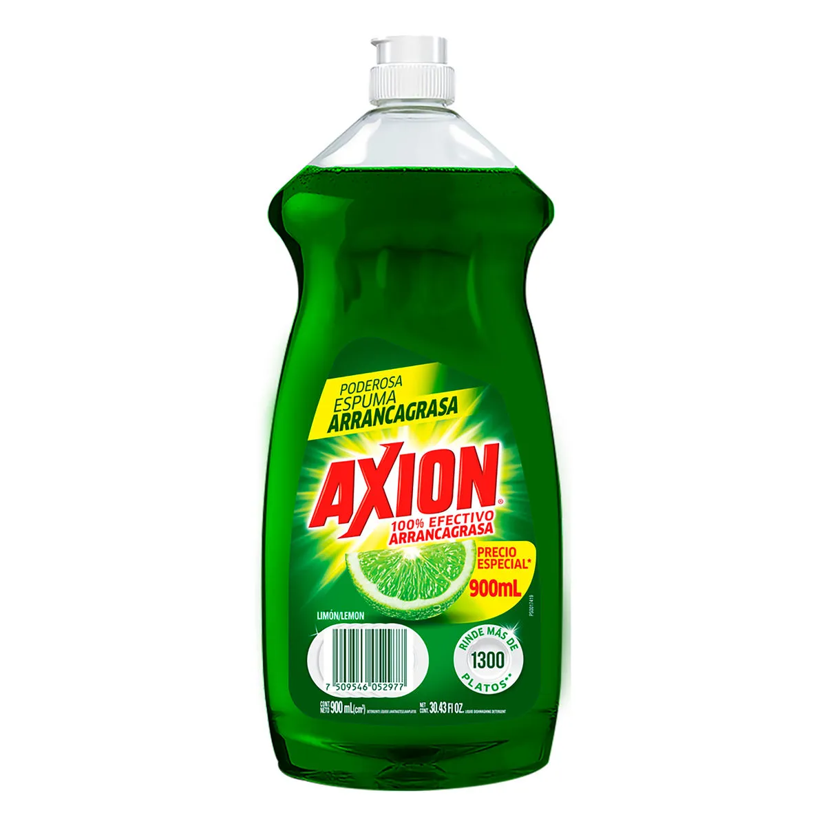 Lavatrastes liquido de Axion limon de 90 Fragancia a limón. contiene 900 ml es de facil aplicacion y fuerte poder arranca grasa.                                                                                                                                                                         0 ml                                     - AXION 900ML