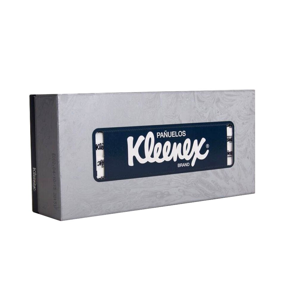 Pañuelo facial Kleenex caja con 90 hjs d Facial Kleenex Mod. 89330. paquetes con 72 cajillas de 90 hjs dobles cada una. dimensiones: 21.5 x 21 cm. fabricante Kimberly clark.                                                                                                                            obles,72 cajillas                        - KLEENEX
