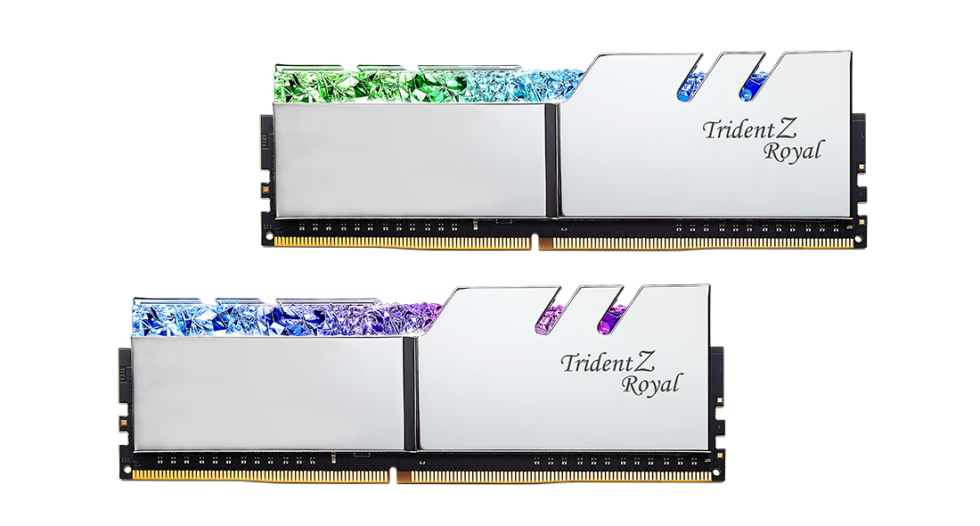 MEM DDR4 GSKILL TRIDENT Z ROYAL 2X8GB 4000Mhz PLATA CL18 - GSKILL