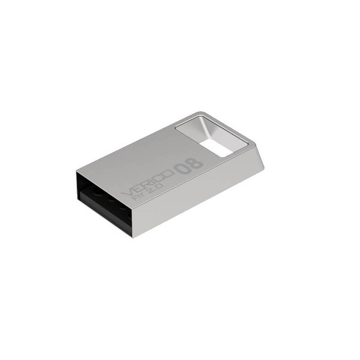 MEMORIA USB VERICO (1UDOV-RLSR83-NN) 8GB FIT VR23, SILVER - VERICO