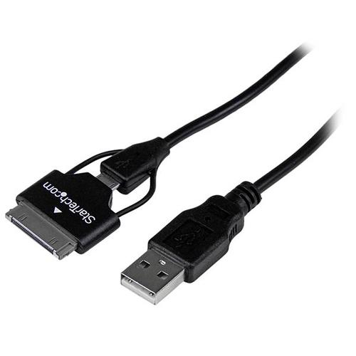 CABLE USB 65CM COMBO CARGADOR MICRO USB SAMSUNG GALAXY TAB    . UPC 0065030851688 - USB2UBSDC