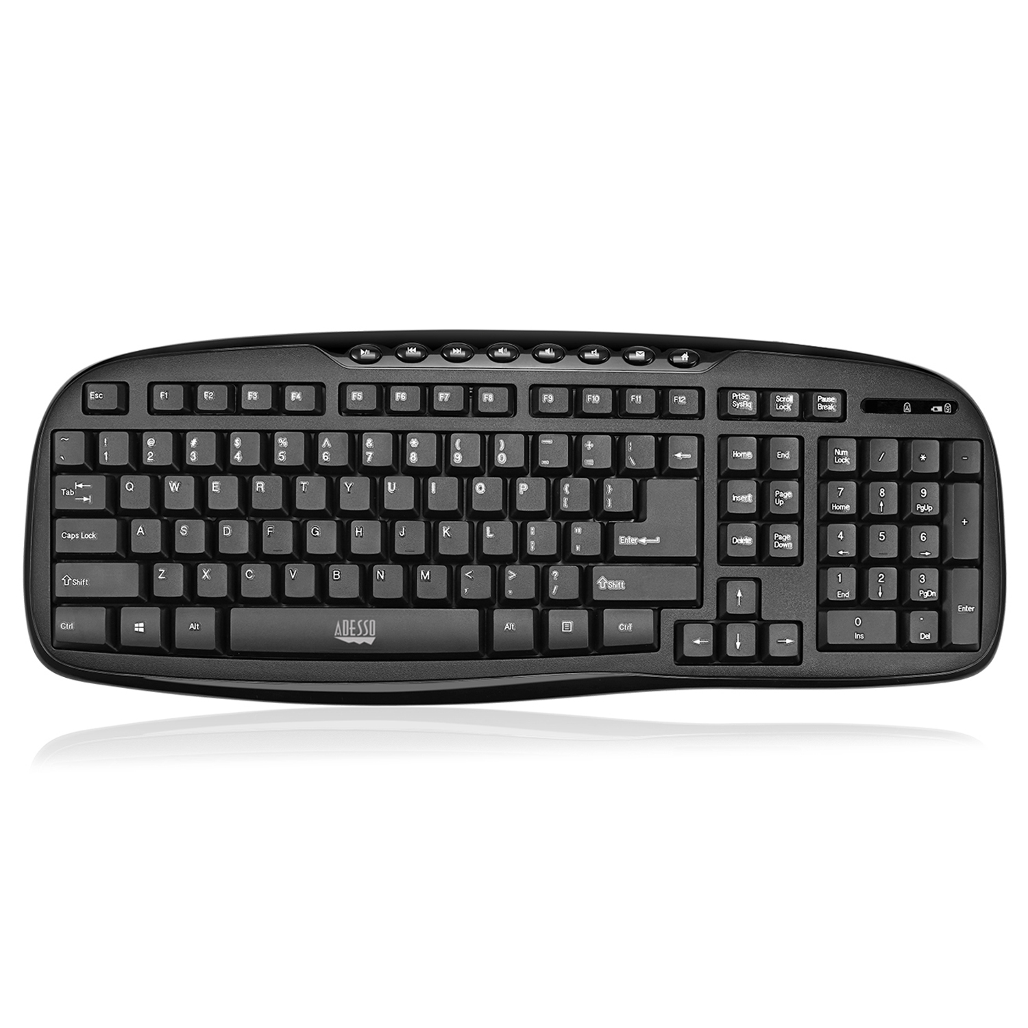 COMBO DE TECLADO Y MOUSE DE  ESCRITORIO INALAMBRICO 24 GHZ - WKB-1330CB