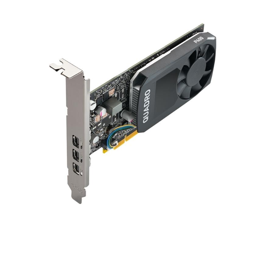 Nvidia Quadro P400  Tarjeta Grfica  Quadro P400  2 Gb Gddr5  Pcie 30 X16 Perfil Bajo  3 X Mini Displayport  Adaptadores Incluidos - PNY