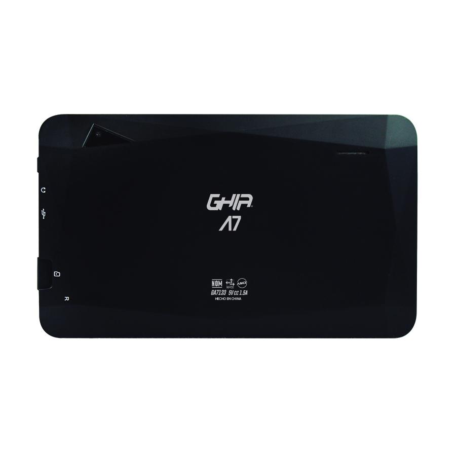 TABLET GHIA A7 WIFI/A133 QUADCORE/WIFI/BT/1GB/16GB/0.3MP2MP/2100MAH/ANDROID 11 GO EDITION/NEGRA - GA7133N