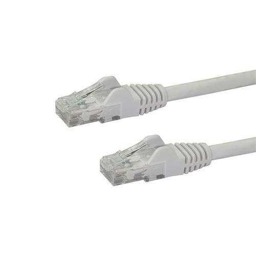 N6PATC1MWH StarTech.com Cable de Red Ethernet Snagless Sin Enganches Cat 6 Cat6 Gigabit - Cable de interconexión - RJ-45 (M) a RJ-45 (M) - 1 m - UTP - CAT 6 - sin enganches - blanco