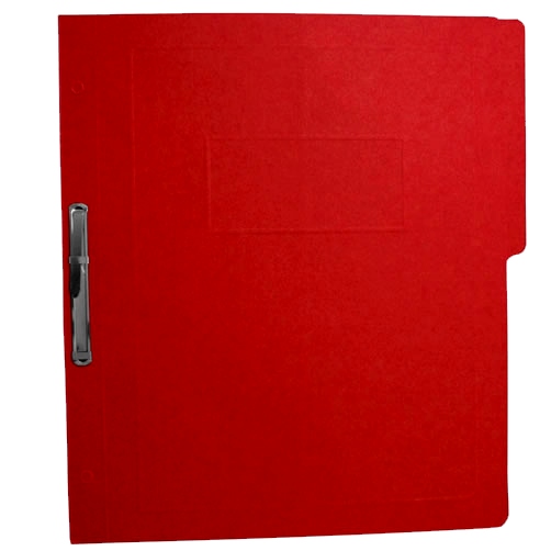 LM-Carpeta pressboard con broche Fortec  Carpeta de 1/2 ceja redondeada, elaborada en cartulina de 14 puntos, broche metálico de 8 cm y suaje de expansión, capacidad para 300 hojas, medida: 29 x 24 cm.                                                                                                ta color rojo, paquete c/10 pzas         - F-FB-3024