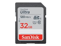 Sandisk Ultra  Tarjeta De Memoria Flash  32 Gb  UhsI U1  Class10  Sdhc UhsI - SDSDUN4-032G-GN6IN