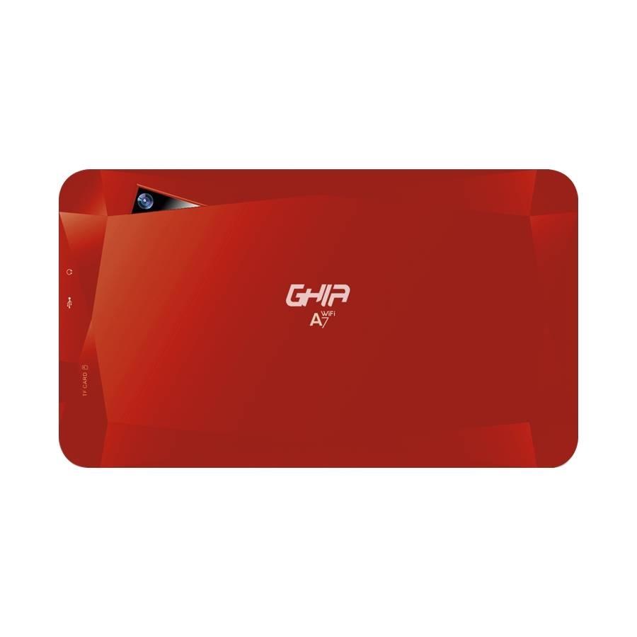 TABLET GHIA A7 WIFI/A50 QUADCORE/WIFI/BT/1GB/16GB/0.3MP2MP/2100MAH/ANDROID 9 GO EDITION/ROJA - GHIA