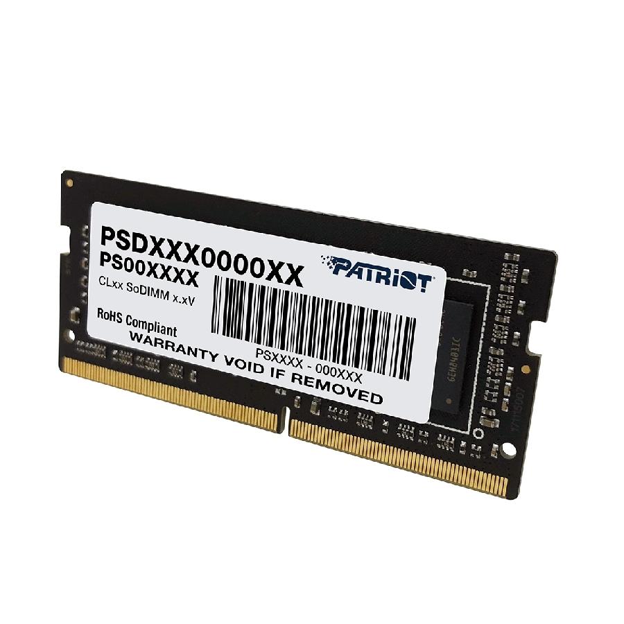 MEMORIA PATRIOT SIGNATURE SODIMM DDR4 16GB 1X16GB 3200MHZ CL22 260PIN 1.2V P/LAPTOP - PATRIOT