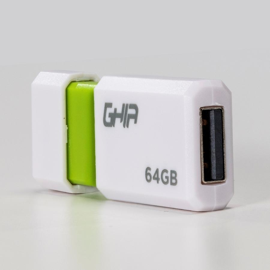 MEMORIA GHIA 64GB USB PLASTICA USB 2.0 COMPATIBLE CON ANDROID/WINDOWS/MAC - GHIA