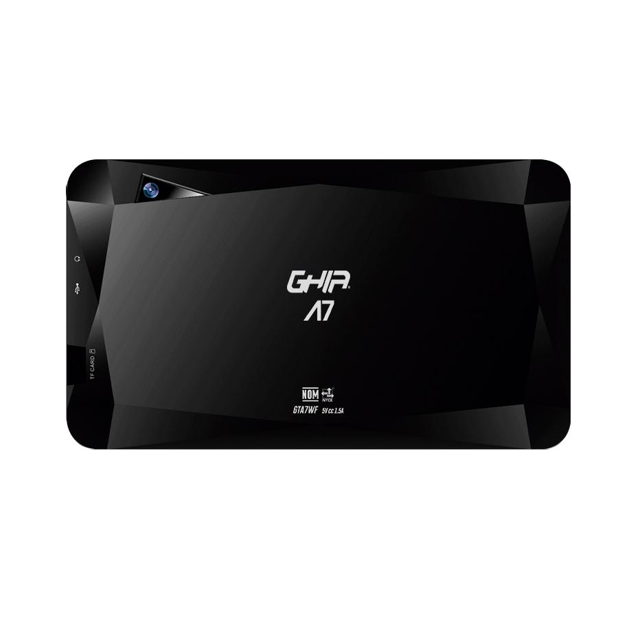 TABLET GHIA A7 WIFI/A50 QUADCORE/WIFI/BT/1GB/16GB/0.3MP2MP/2100MAH/ANDROID 9 GO EDITION/NEGRA - GHIA
