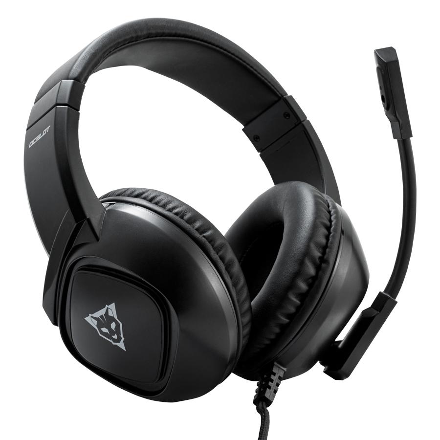 AUDIFONOS GAMER OCELOT TIPO DIADEMA/OVER-EAR/3.5MM/COLOR NEGRO/ALAMBRICOS/CONTROL DE AUDIO/MICROFONO CON CANCELACION DE RUIDO/AJUSTABLES/MULTIPLATAFORMA - OCELOT GAMING