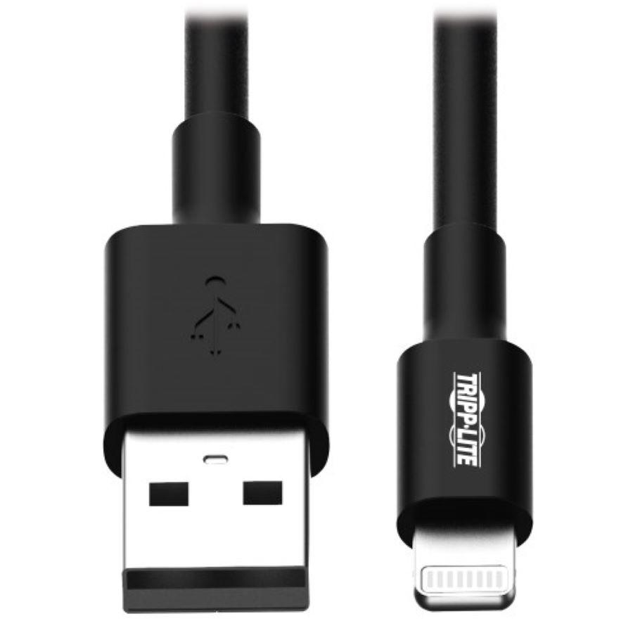 CABLE USB TRIPP-LITE M100-010-BK CABLE DE SINCRONIZACIóN Y CARGA USB A A LIGHTNING, CERTIFICADO MFI - NEGRO, M/M, USB 2.0, 3.05 M [10 PIES] - M100-010K