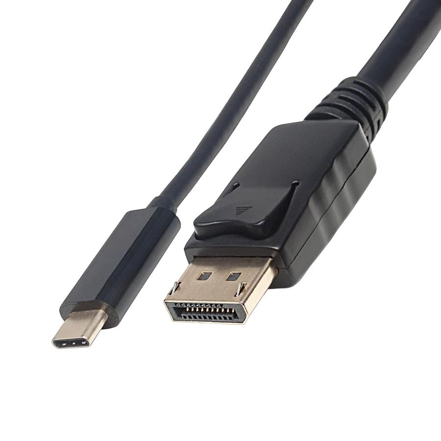 CABLE ADAPTADOR USB-C A DISPLAYPORT MODO DP ALT A SALIDA DP 4K, 1.0 M, NEGRO MANHATTAN - 152471