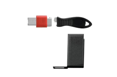 USB PORT LOCK WITH RECTANGULAR CABLE UPC 0085896679141 - ACCO