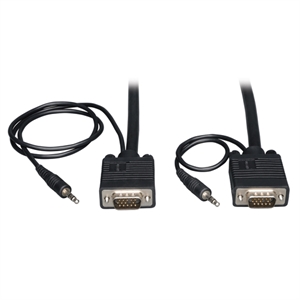 CABLE VGA COAXIAL C/ RGB COAX y-audio-monitor-hd15-35mm-183m UPC 0037332160058 - P504-006