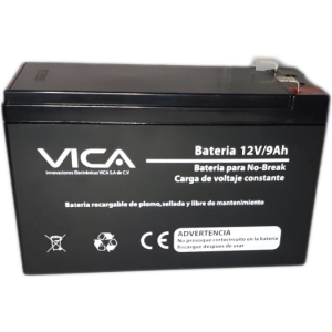 BATERIA VICA GENERICA 12V /9AH para-todo-tipo-de-nobreak-yo-ups UPC 7501693303711 - 12V / 9AH