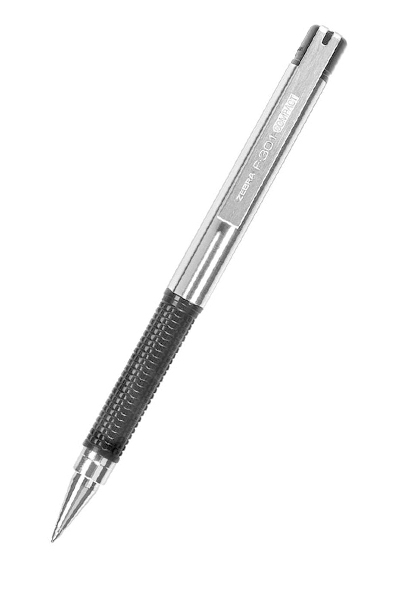 Bolígrafo metálico, Zebra punto fino .7  Bolígrafo metálico, punto fino .7 mm, cuerpo de acero inoxidable, tinta negra                                                                                                                                                                                   mm, tinta negra, 1 pieza                 - ZEBRA
