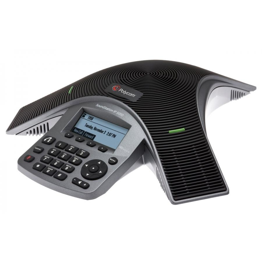 2200-30900-025 TELEFONO DE CONFERENCIA POLYCOM SOUNDSTATION IP 5000,SIP,POE (NO INCLUYE FUENTE DE PODER)