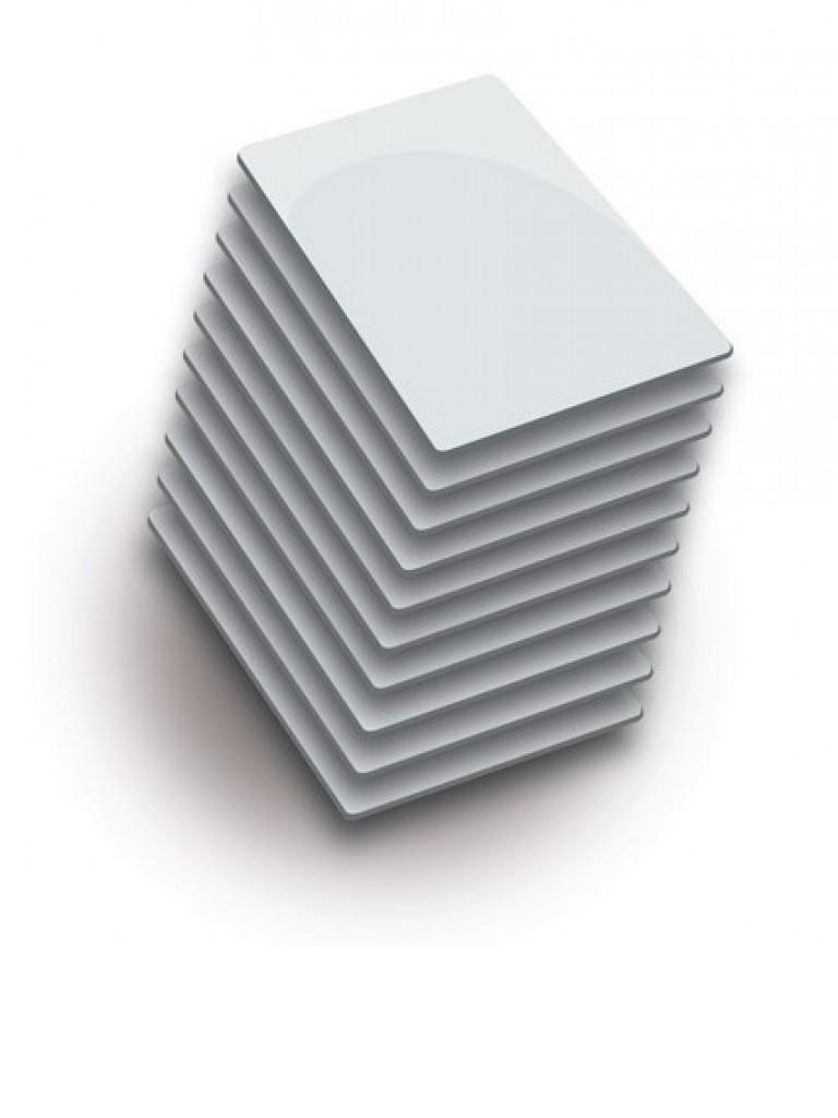 ZKTECO MFCARDP - Paquete de 200 Tarjetas Blancas Mifare 13.56 Mhz / PVC / Imprimibles / 1 Kilobyte de memoria / Sin folio impreso  - ZKTECO