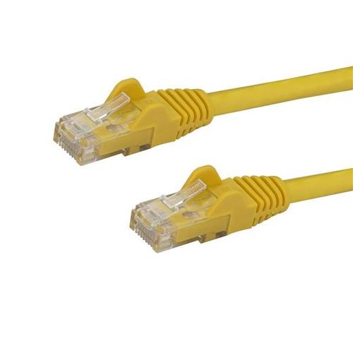 CABLE RED 0.5M AMARILLO CAT6 E THERNET GIGABIT SIN ENGANCHES UPC 0065030867634 - N6PATC50CMYL