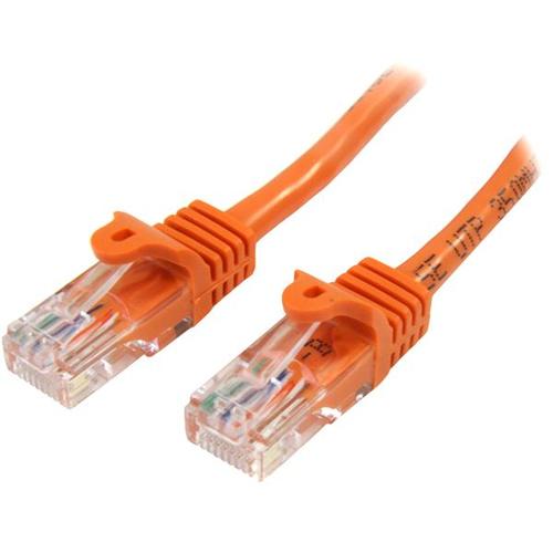 Startechcom Cat5E Cable  10 M Orange Ethernet Cable  Snagless  Cat5E Patch Cord  Cat5E Utp Cable  Rj45 Network Cable  Cable De Interconexin  Rj45 M A Rj45 M  10 M  Utp  Cat 5E  Sin Enganches Trenzado  Naranja - 45PAT10MOR