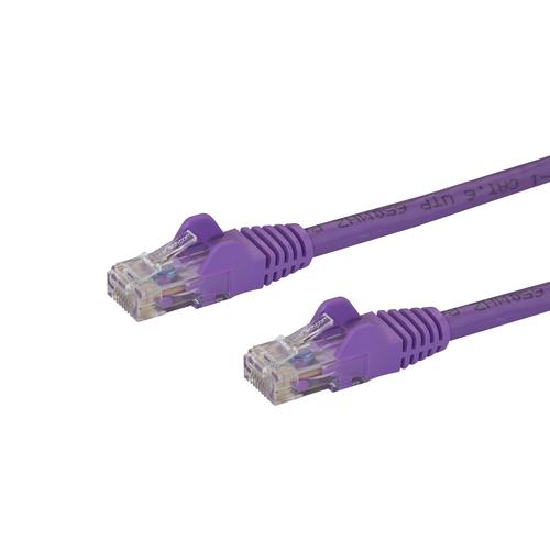 CABLE RED 4.2M PURPURA CAT6 ET THERNET GIGABIT SIN ENGANCHES UPC 0065030869423 - N6PATCH14PL