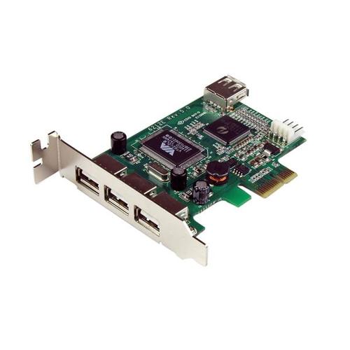 ADAPTADOR TARJETA PCI EXPRESS PERFIL BAJO 4 PUERTOS USB 2.0   . UPC 0065030836661 - PEXUSB4DP