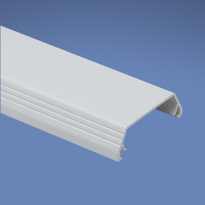 Cubierta Tapa tipo bisagra para canaleta T-45 de PVC rígido 603 x 191 x 24384 mm Color Blanco T45CWH8 - T45CWH8