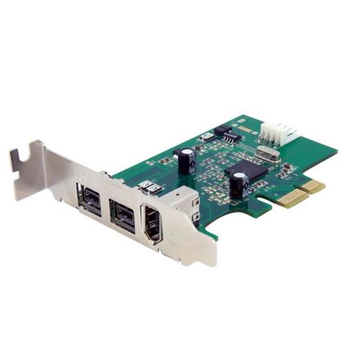 ADAPTADOR TARJETA PCI EXPRESS firewire-perfil-bajo-3-puertos UPC 0065030837897 - PEX1394B3LP