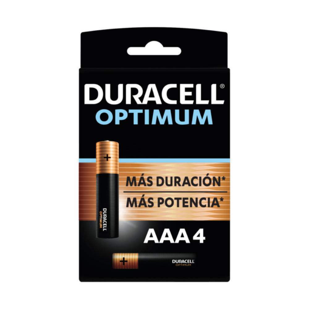 Super Alcalina Optimum Aaa Blister C4 Pilas, 41333041421 - DURACELL