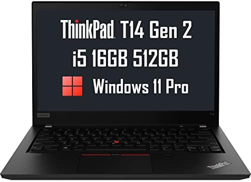 ThinkPad T14 Corei7-1165G7 (2.8Ghz) 14" 1920x1080,16GB, 512SSD, W11P, 3YR. - LENOVO