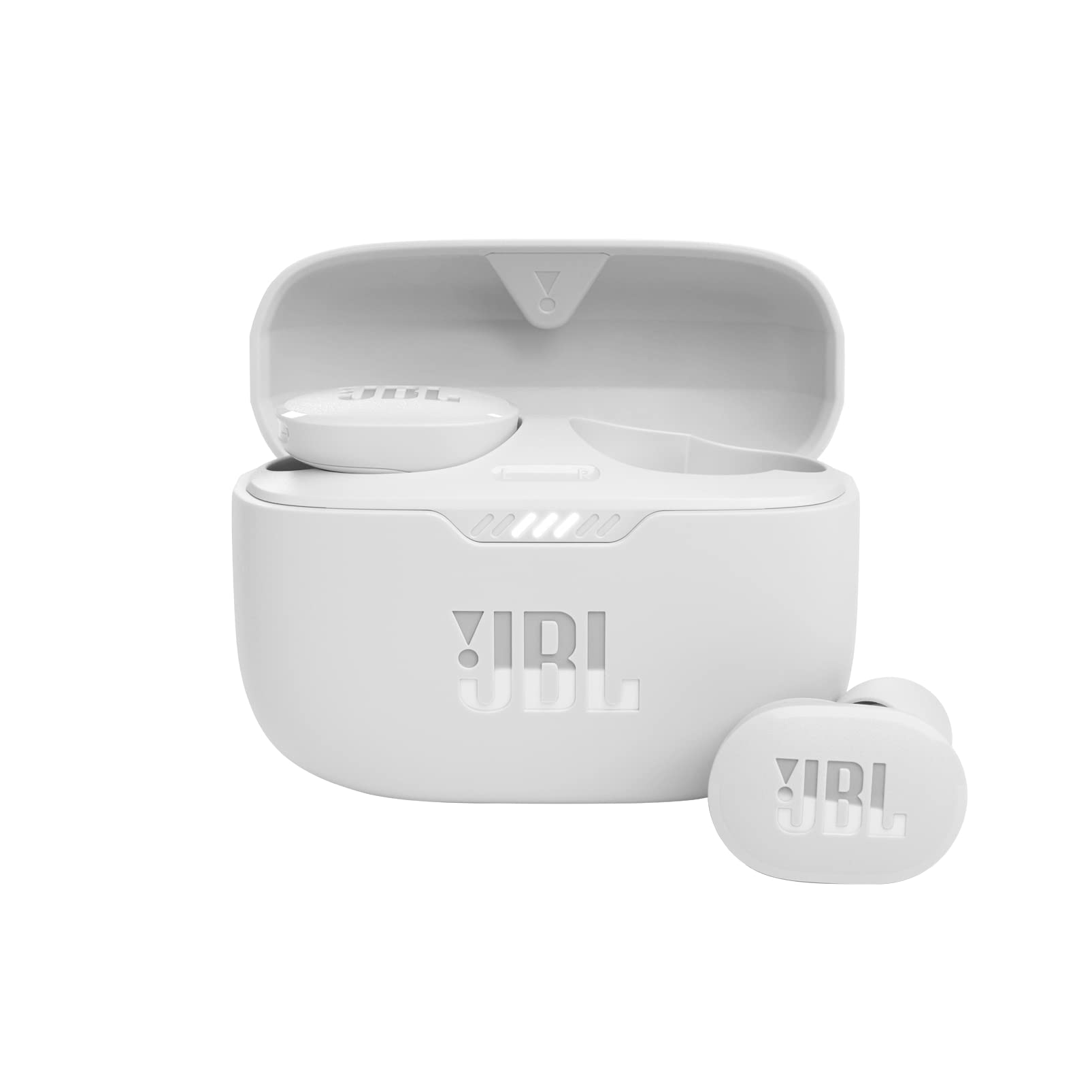 JBL Tune 130NC Noise-Canceling True Wireless In-Ear Headphones (White) JBLT130NCTWSWAM UPC  - JBLT130NCTWSWAM