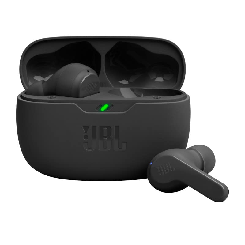 JBL TUNE Beam - Auriculares inalámbricos con micro - en oreja - Bluetooth - cancelación de sonido activo - aislamiento de ruido - negro - JBLTBEAMBLKAM