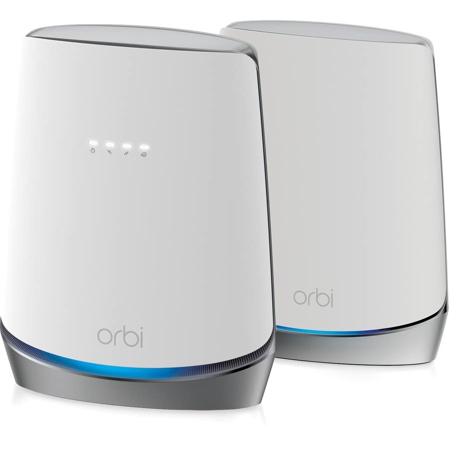 NETGEAR Orbi Whole Home WiFi 6 System with DOCSIS 3.1 Built-in Cable Modem (CBK752) – Cable Modem Router + 1 Satellite Extender | Covers up to 5,000 sq. ft. 40+ Devices | AX4200 (Up to 4.2Gbps) ‎CBK752-100NAS UPC  - CBK752-100NAS