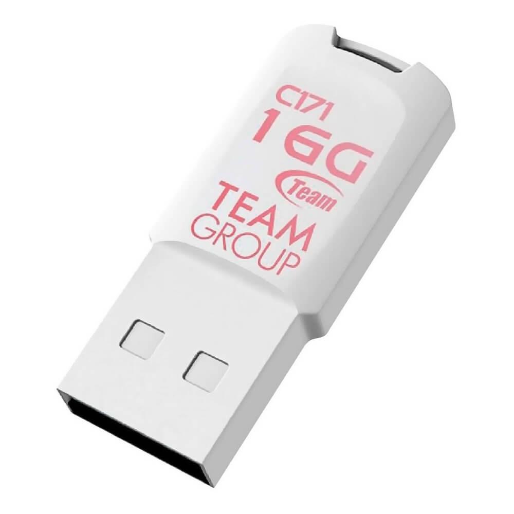MEMORIA USB TEAMGROUP 16GB C171 2.0 BLANCA TC17116GW01 - TEAM GROUP