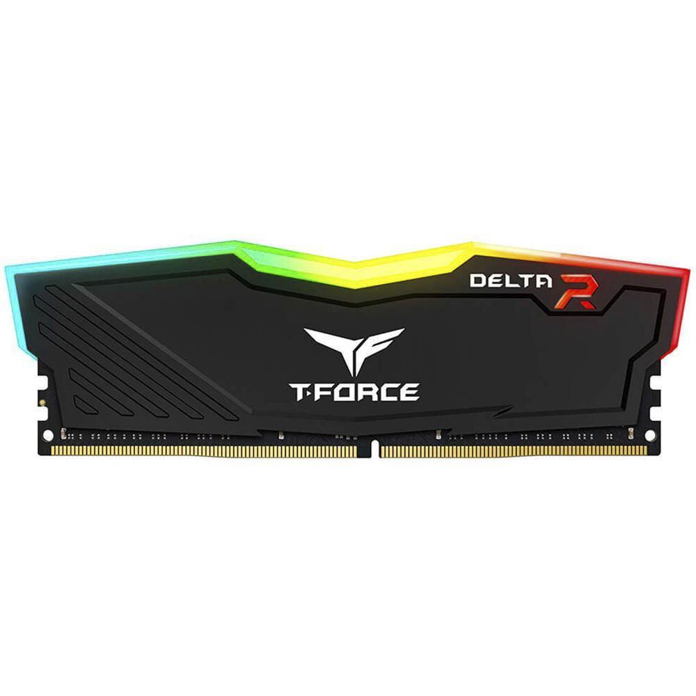 Memoria Ram Dimm Teamgroup T Force Delta Rgb 16Gb Ddr4 3200 Mhz Pc4 25600 135 V Negro Tf3D416G3200H - TEAM GROUP