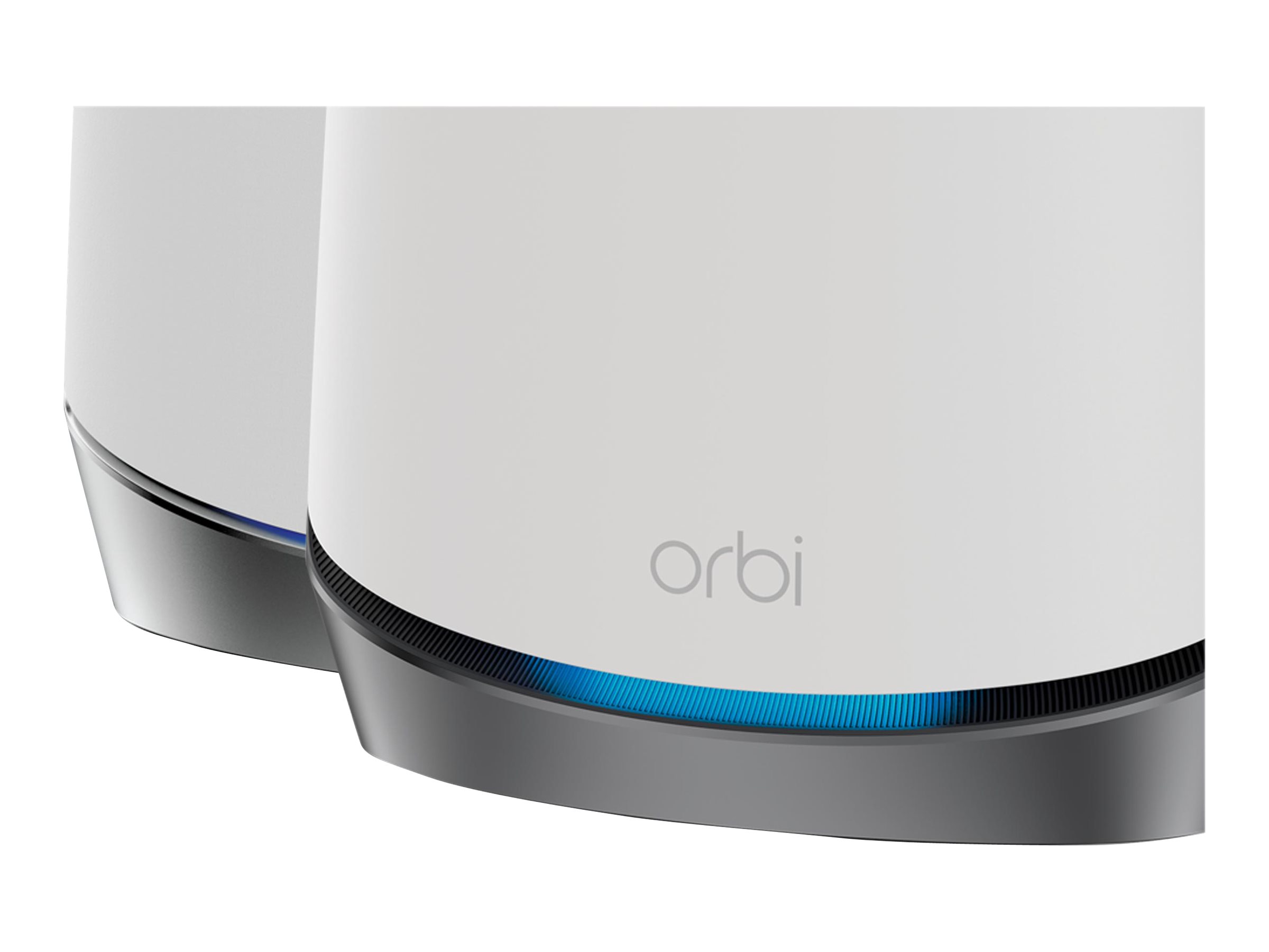 NETGEAR Orbi 5G Tri-Band WiFi 6 Mesh System (NBK752) – Router with 1 Satellite Extender | Coverage up to 5,000 sq. ft, 40 Devices | AX4200 (Up to 4.2Gbps) NBK752-100NAS UPC  - NBK752-100NAS