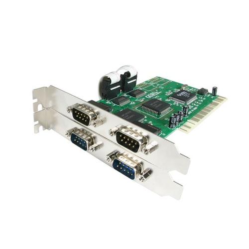 TARJETA ADAPTADORA PCI DE 4PTOS SERIAL RS232 DB9 UART 16550  - PCI4S550N