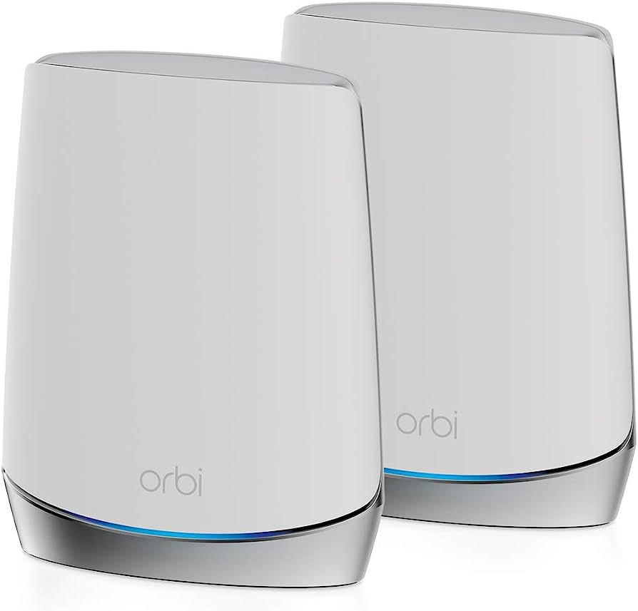 NETGEAR Orbi Whole Home Tri-band Mesh WiFi 6 System (RBK752) – Router with 1 Satellite Extender | Coverage up to 5,000 sq. ft., 40 Devices | AX4200 (Up to 4.2Gbps) ‎RBK752-100NAS UPC  - ‎RBK752-100NAS