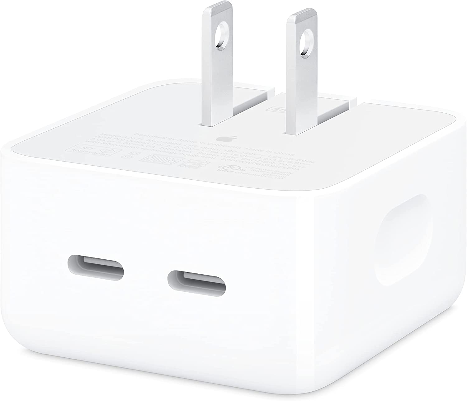 ADAPTADOR DE CORRIENTE CON DOS PUERTOS USB-C DE 35W UPC  - MNWP3AM/A